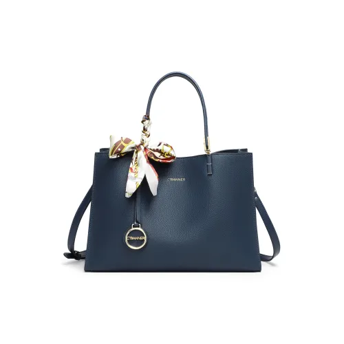 C°BANNER Сумка из коровьей кожи с синтетической кожей сумка через плечо обычная женская черная синяя