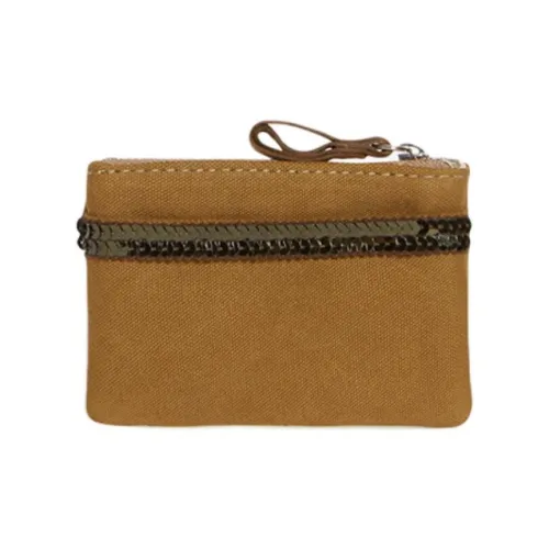Vanessa Bruno Cotton Canvas Wallet Small Women's Brown