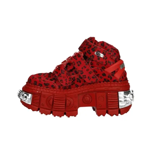 NEW ROCK MID Топ Повседневная обувь Унисекс Красный