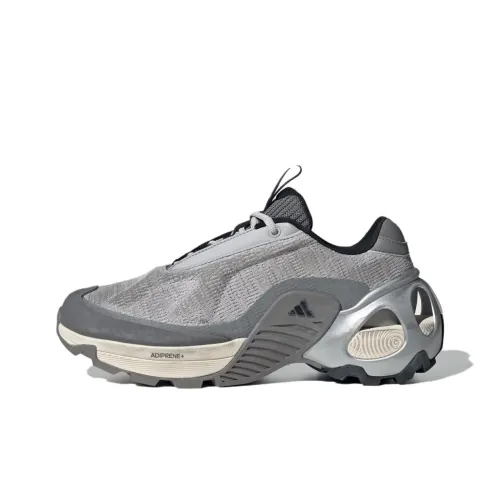 Adidas Slip-resistant Abrasion-resistant Low-top Беговые кроссовки Унисекс Серый