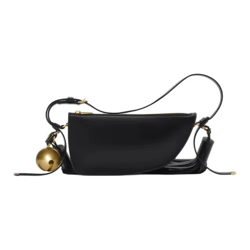 Burberry Lambskin Сумка через плечо Мини Женская Черная