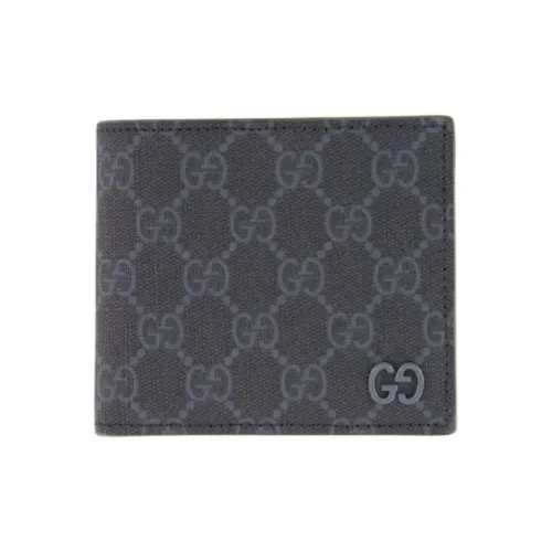 GUCCI Supreme Холст Кошелек Мужской Черный