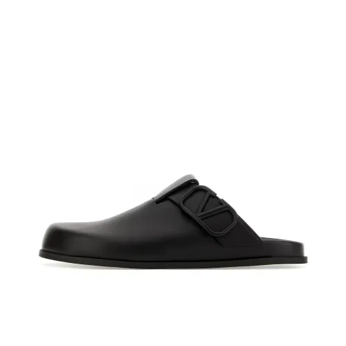 Valentino Vlogo Signature Домашние тапочки Мужские Черные