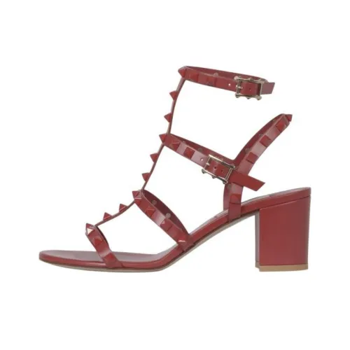 Valentino Открыто One Ремешок Сандалии Женские Красные