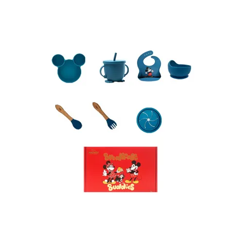 Disney Baby и Toddler Тренировки Bowl Набор 1 Год Birthday Gift Малыш Learning To Eat с Ложкой Посуда Набор