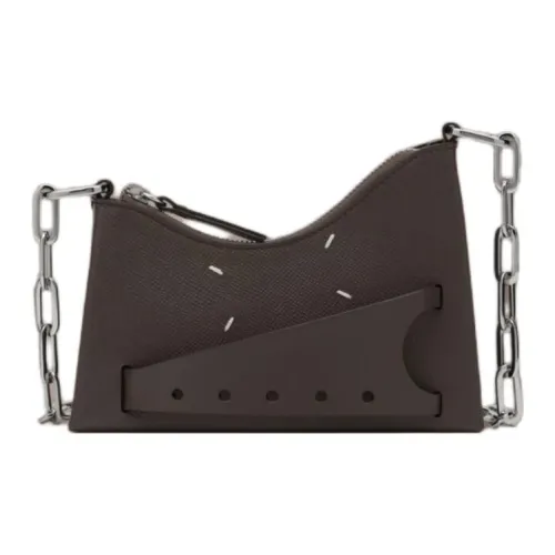 Maison Margiela Snatched Телячья кожа Сумка через плечо Hobo Женская Серый