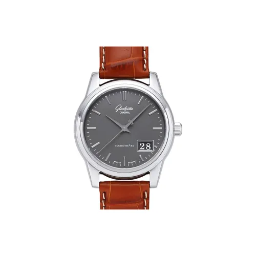 Glashütte Original Автоматический Механический Часы Мужские SENATOR 39 мм Серые