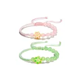 Зелёный Розовый 1 Пара