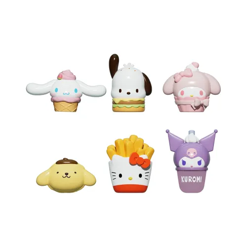 Волк Боуан Санрио Санрио Snack Collection Hello Kitty Figurine Покаччо Слепые коробки Два Слепых пакета Случайные стили