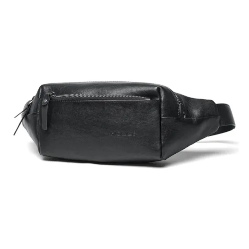 MOYYI Сумка через плечо из коровьей кожи поясная сумка сумка через плечо обычная мужская черная