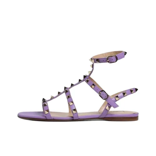 Valentino One Ремень Сандалии Женские Фиолетовые