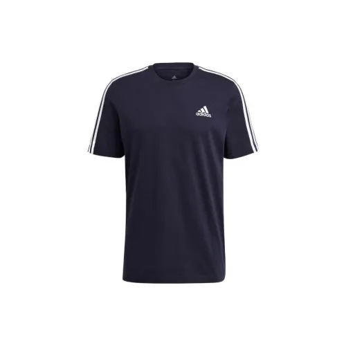 Adidas Темно-синие Мужские T-рубашки