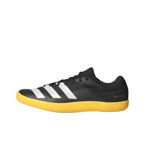 Adidas Throwstar Беговые кроссовки Низкий топ Черный Желтый Белый Мужской