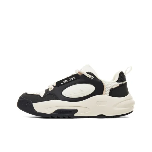 PEAK State Pole Roaming 2,0 Амортизация Легкий Увеличение Высоты Низкий Топ Скейтборд Кроссовки Мужские Черный Холст Белый