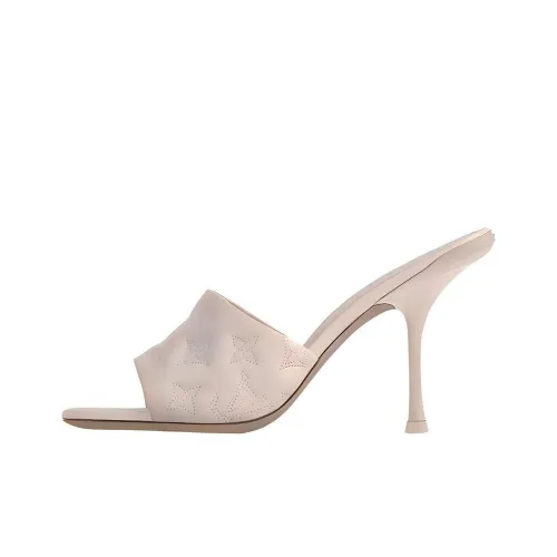 LOUIS VUITTON MONOGRAM CHAIN Слипоны Женские Светло-розовые