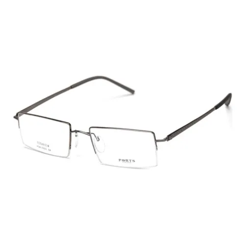 PORTS Титан Прямоугольные Оправы для очков Мужские Металлические