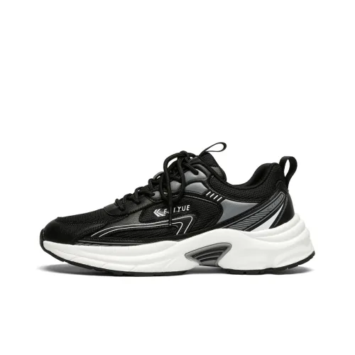 Feiyue Беговые кроссовки Low Top Черный/Серый Мужской