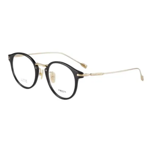 PORTS Пластиковая оправа титановый сплав круглые оправы для очков унисекс черный золотой