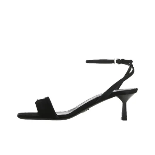 PRADA One Ремешок Сандалии Женские Черные