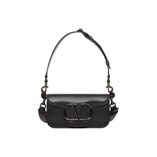 Valentino Locò Телячья кожа Портативная Сумка через плечо Маленькая Мужская Черная