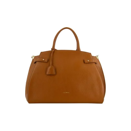 COCCINELLE Сумка через плечо из кожи женская оранжево-коричневая