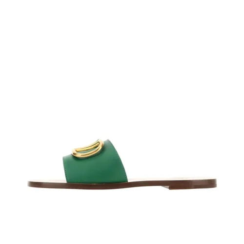 Valentino Слипоны Женские Зеленые