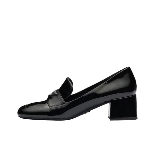 PRADA Mary Jane Shoes MID Low Heel Women's Black PRADA Мэри Джейн Обувь MID Низкий Каблук Женский Черный