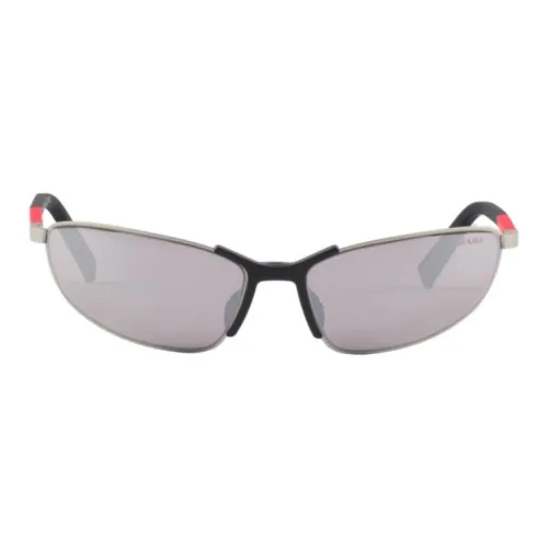 PRADA Металл Нерегулярная форма Солнцезащитные очки Мужской Черный