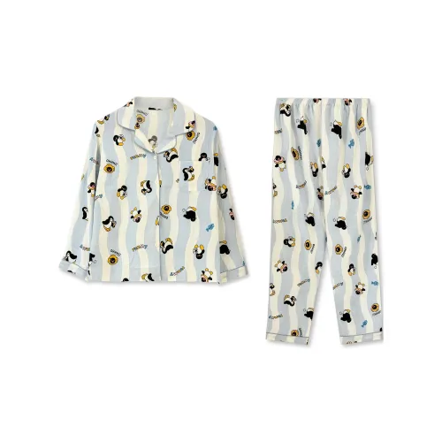 WANANNI Пижамный комплект женский синий