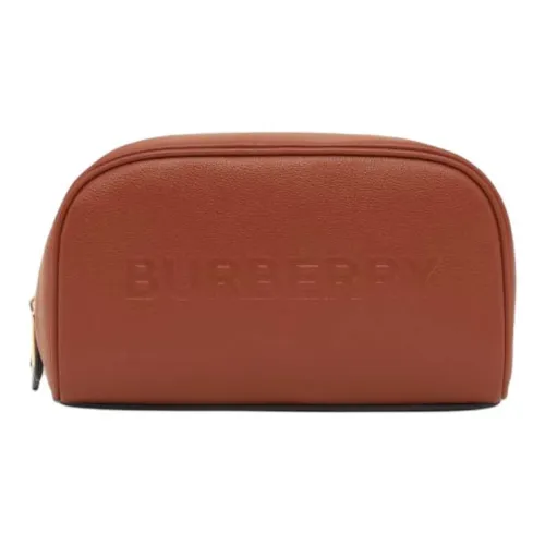 Burberry Кожа Клатч Женские Коричневый