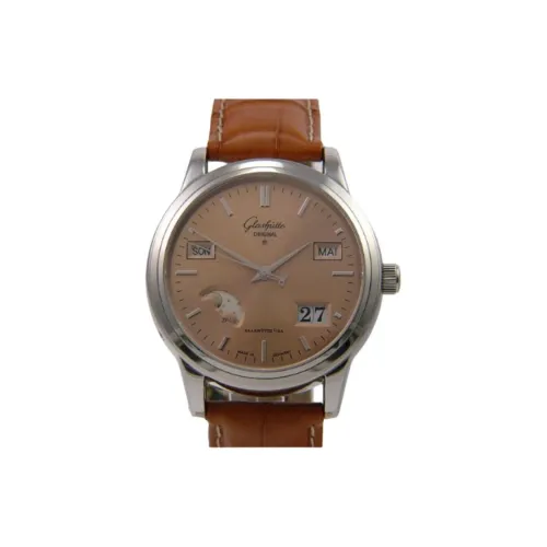 Glashütte Original Автоматический Механический Часы Мужские SENATOR 39,3 мм Желтые