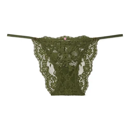 Victoria's Secret Fantasy Collection 1 шт WOODLAND Зеленый/Лесной Зеленый Женские Трусики-бикини