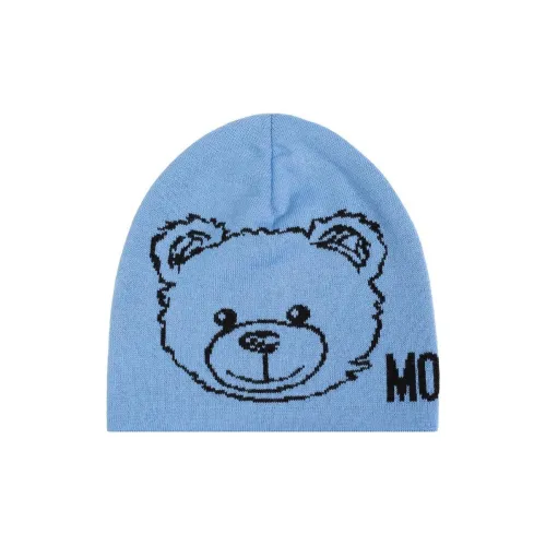 MOSCHINO Акрил Wool Beanies Женские Синий