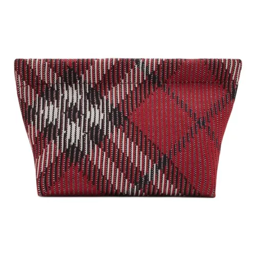 Burberry Нейлон Клатч Мини Женский Алый