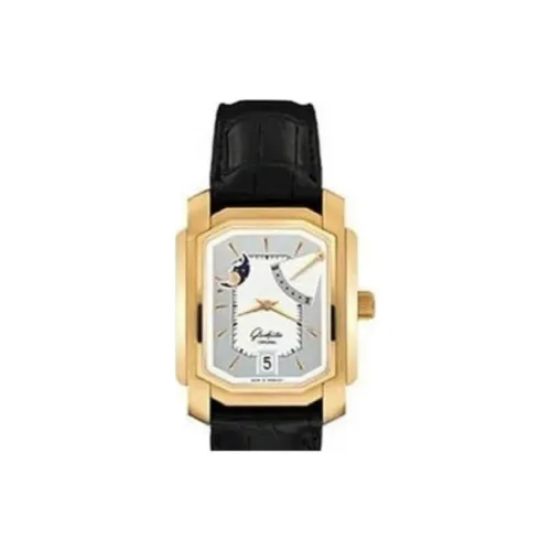 Glashütte Original Автоматический Механический Часы Мужские SENATOR 37,5мм*34,8мм Белые