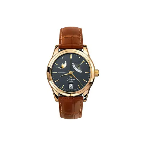 Glashütte Original Автоматический Механический Часы Мужские SENATOR 39,3 мм Серые