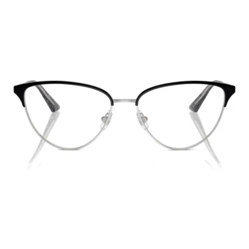 Jimmy Choo Металл Нерегулярная форма Оправы для очков Женские Серебряные