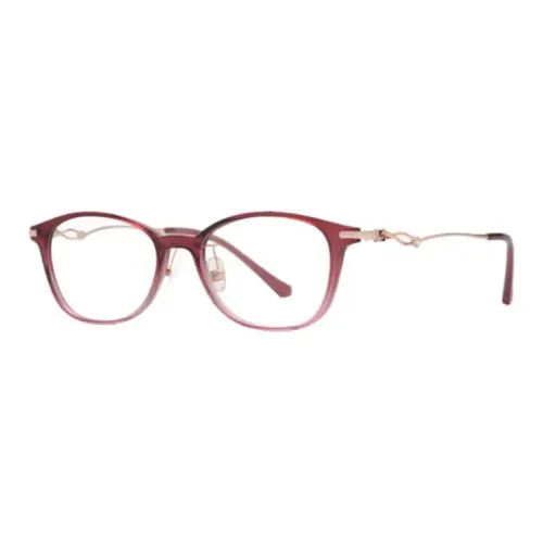 PORTS TR Памятный пластик β-титан Нерегулярная форма Оправы для очков Женские Розовый