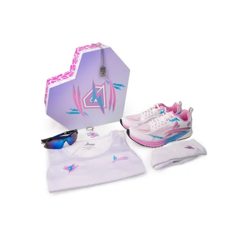 520 x Volanti 911 Dream Lightning Амортизация Износостойкие Беговые Кроссовки Унисекс Белый Розовый