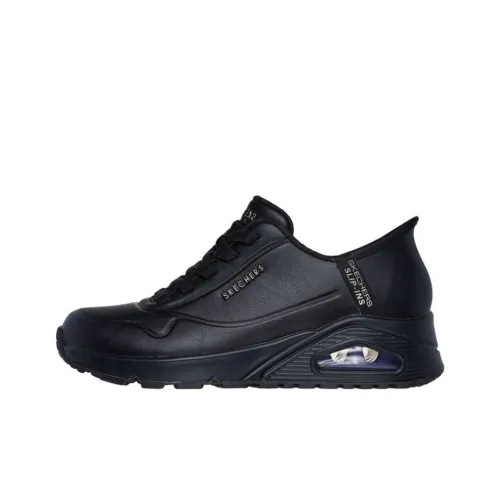 Skechers Uno Low Топ Повседневная обувь Женская Черная