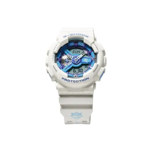 CASIO Кварцевый механизм Мужские часы Liquid Crystal/Analog Dual Display Series 55мм*51,2мм*16,9мм Синий