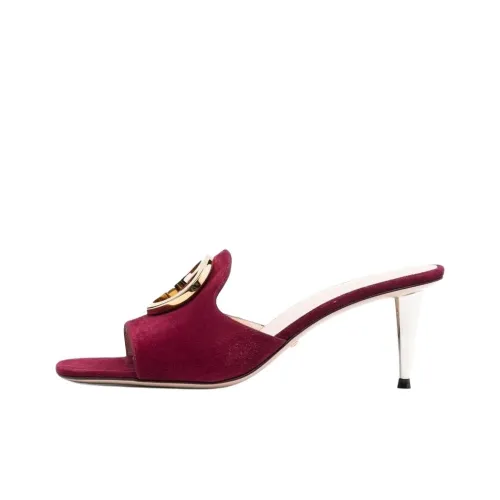 GUCCI Blondie Слипоны 7,5 см Женские Фиолетовые