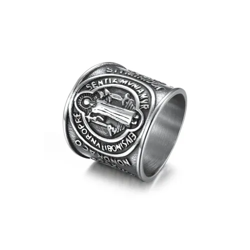 LIBALU Кольца из титанового стального сплава Мужские