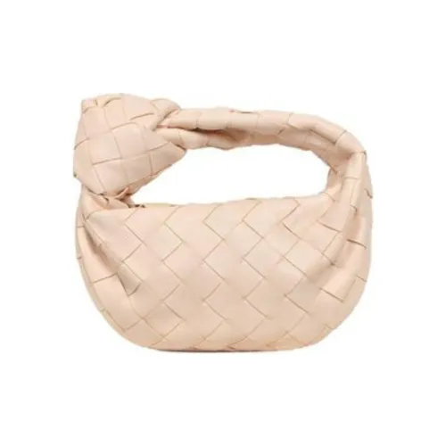 Bottega Veneta Lambskin One Shoulder Bag Женская Бежевая