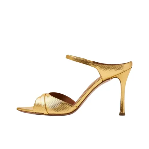 Malone Souliers Una Слипоны Золотые Женские
