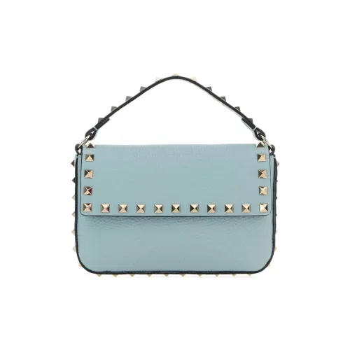Valentino Garavani Кожа Сумка Женская Светло-Синяя