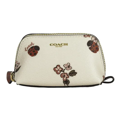 COACH Кожа Косметичка Женская Мел Белый