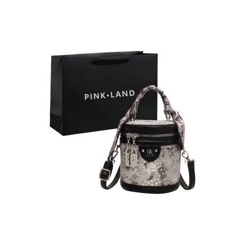 PINK·LAND ПУ (полиуретан) Одно плечо Сумка Стандартная Женская Черный Серый Розовый