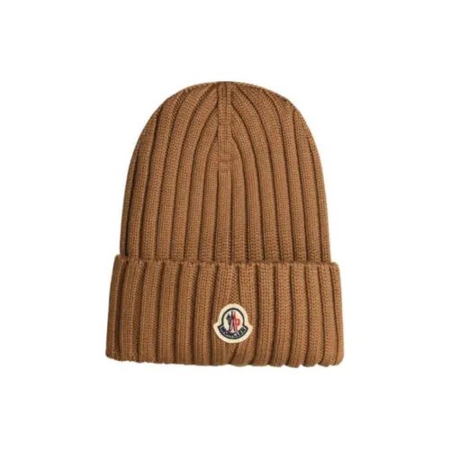 Moncler Шерстяные Шапки Женские Коричневый