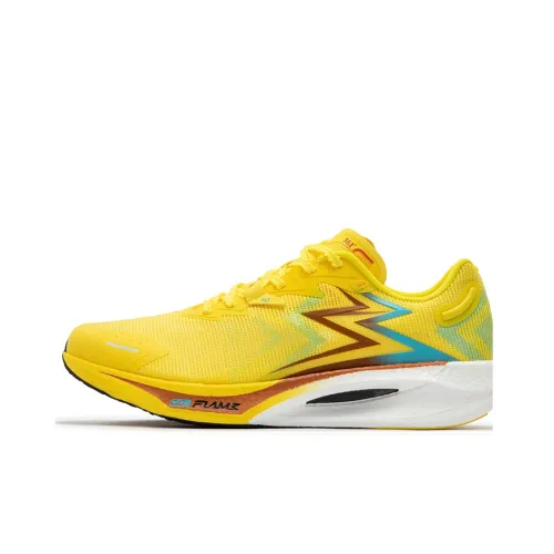 361° Speed 3 PRO Амортизаторы Slip-resistant устойчивые к истиранию дышащие низкий топ беговые кроссовки Унисекс ACID Желтый